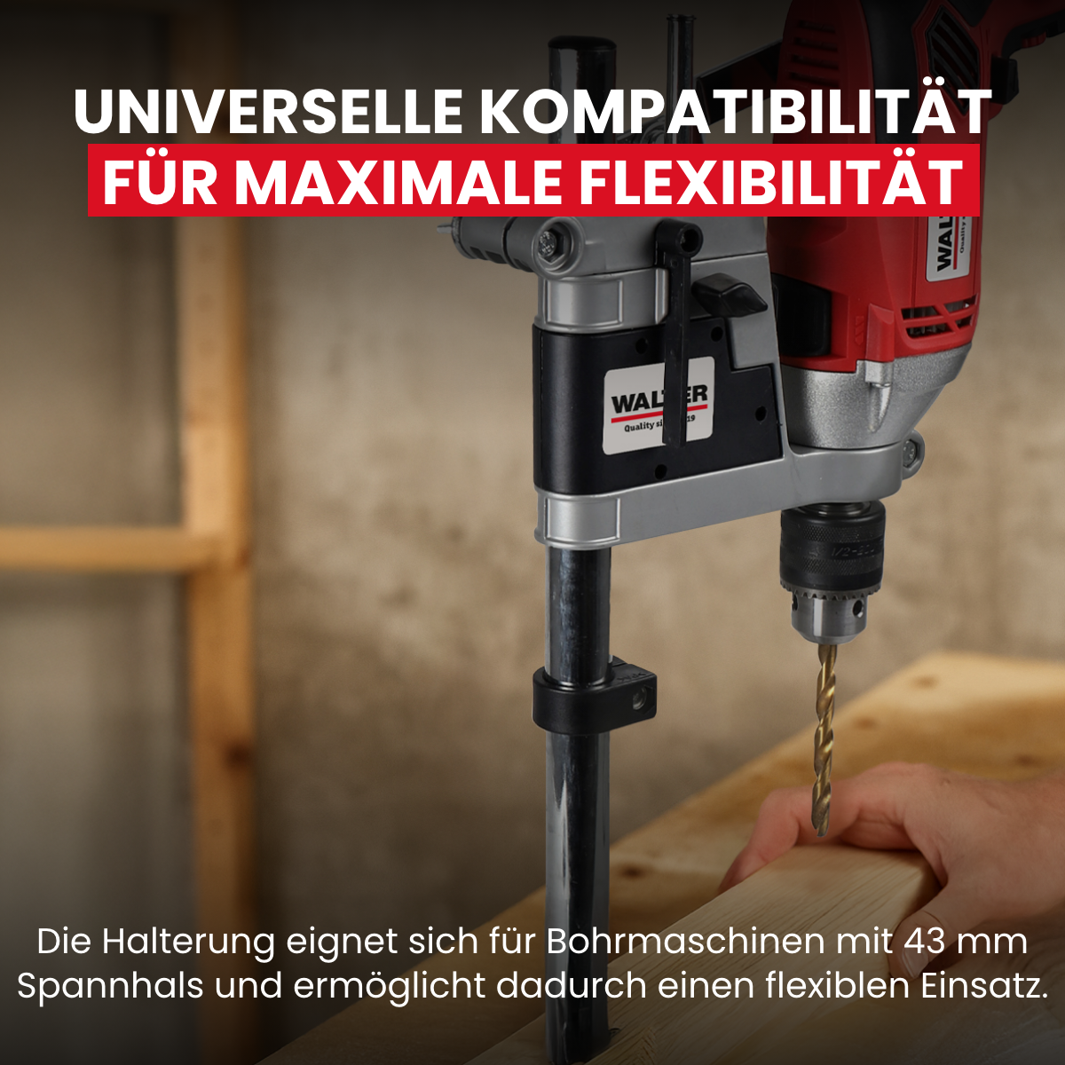 Bohrständer mit Maschinenschraubstock