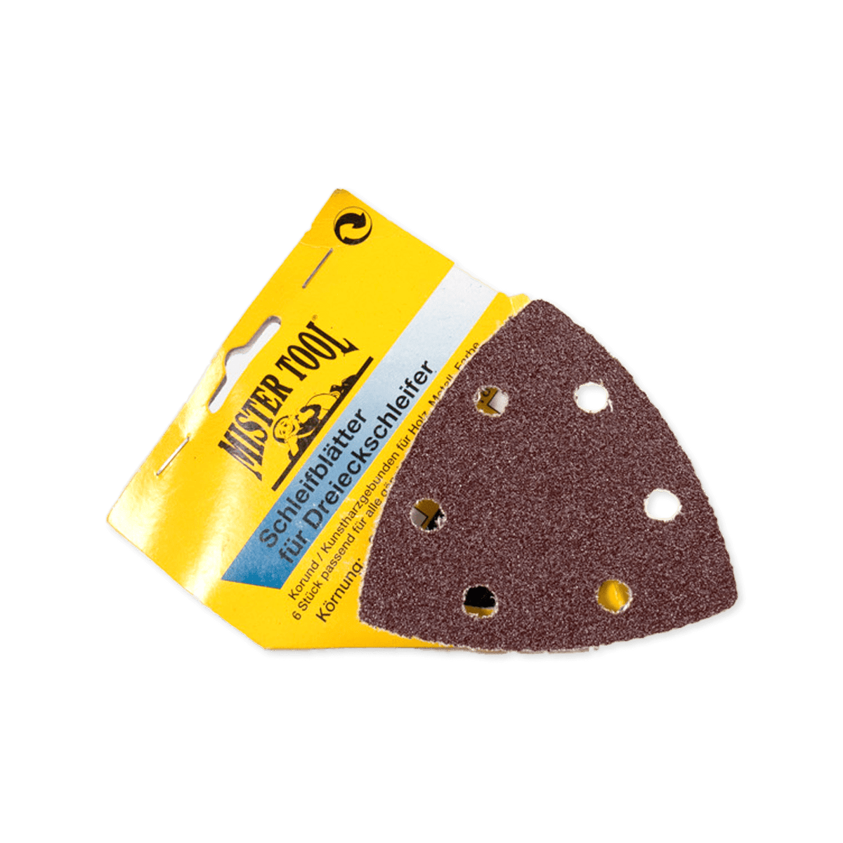 MISTER TOOL Schleifpapier - Set für Dreieckschleifer
