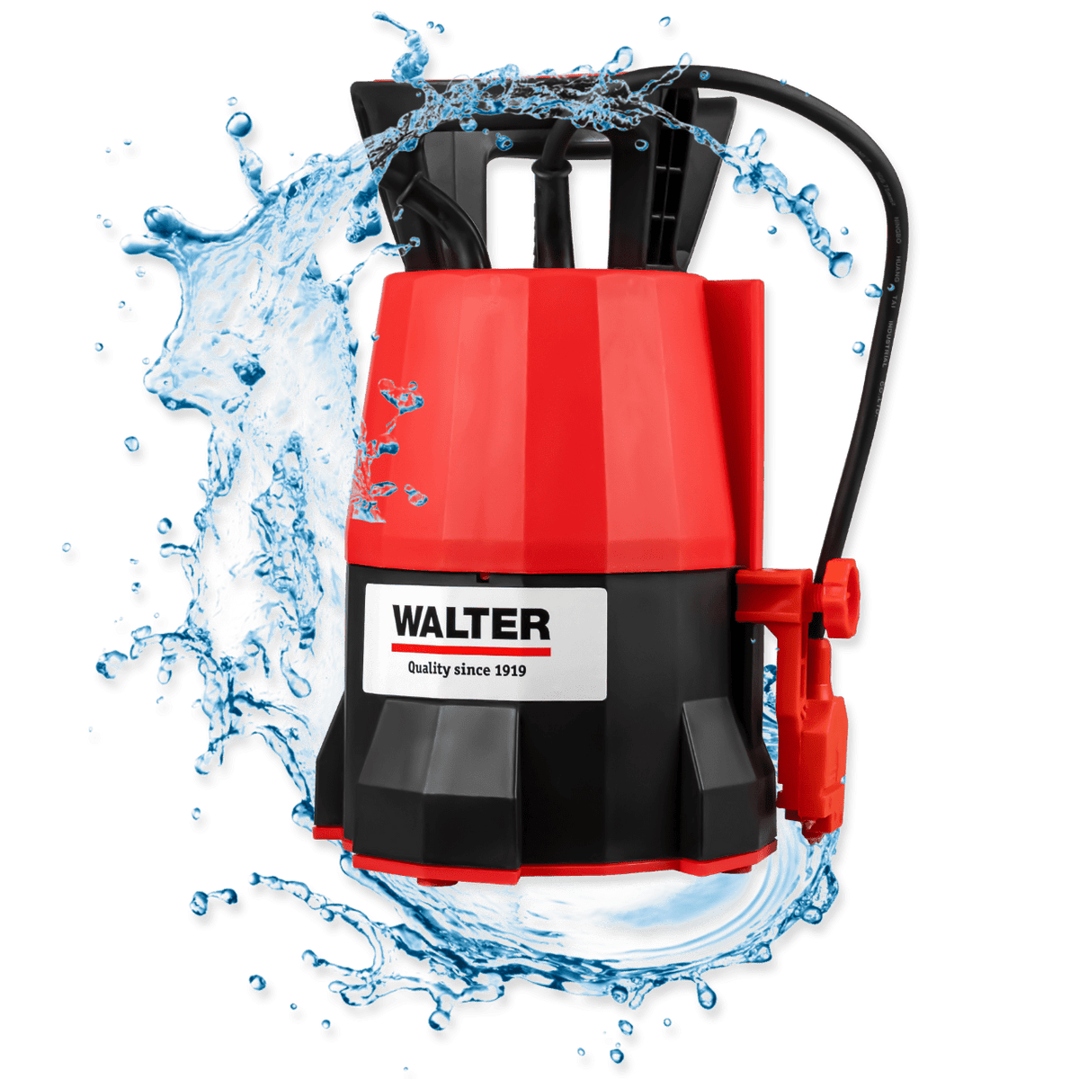 WALTER Klarwasser Tauchpumpe "extra flach" 400 W