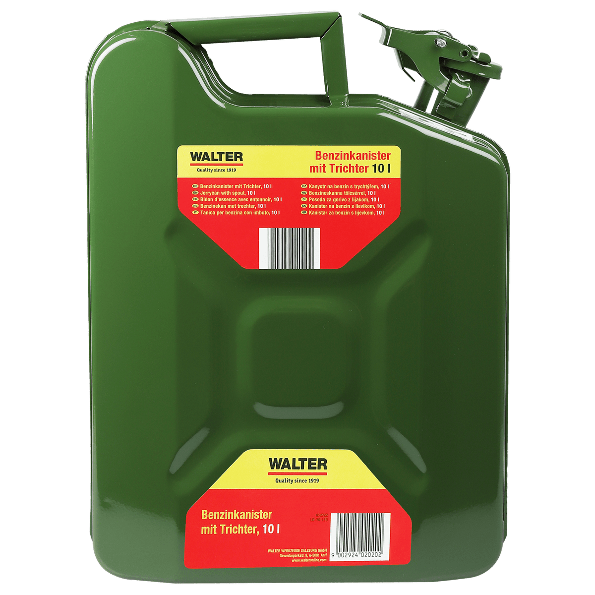 WALTER Benzinkanister 10 L