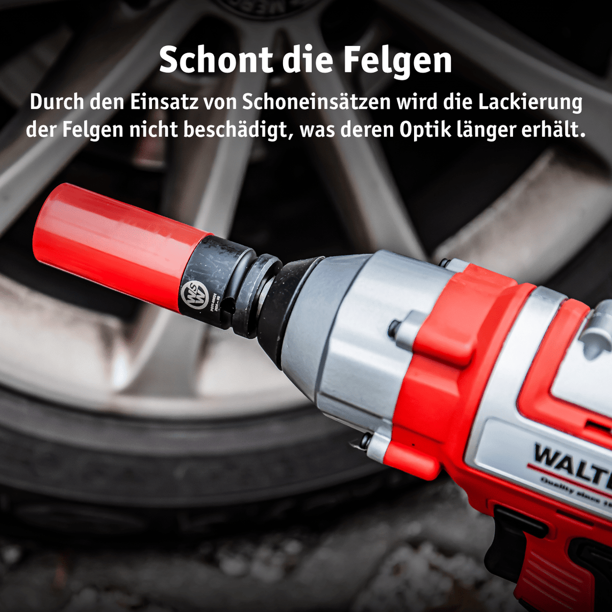 WALTER Drehmomentschlüssel-Set mit Schoneinsätze