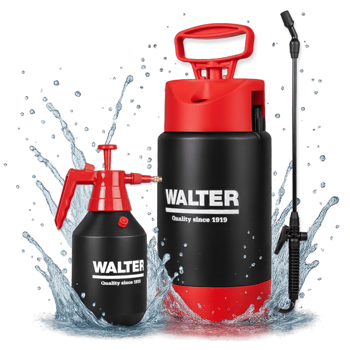 WALTER Drucksprühgeräte - Set 1,5 & 5 l