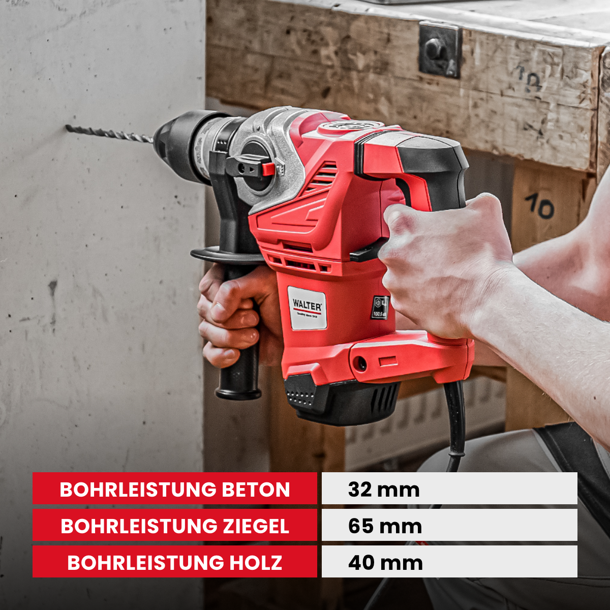 1500 W drill and chisel hammer