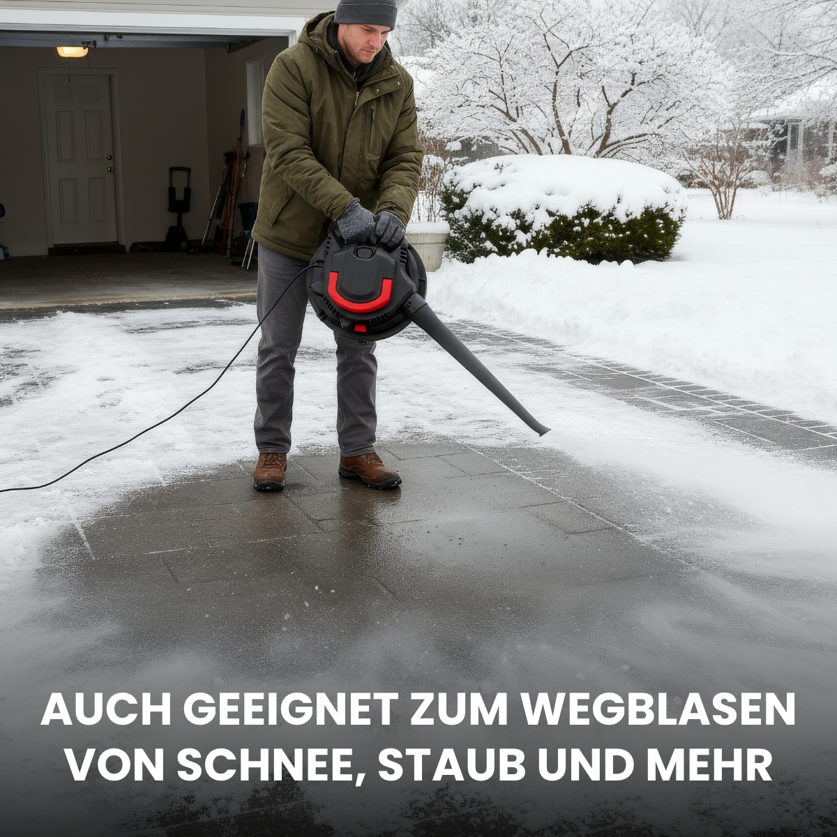 Wet/dry vacuum cleaner and blower 1200 W
