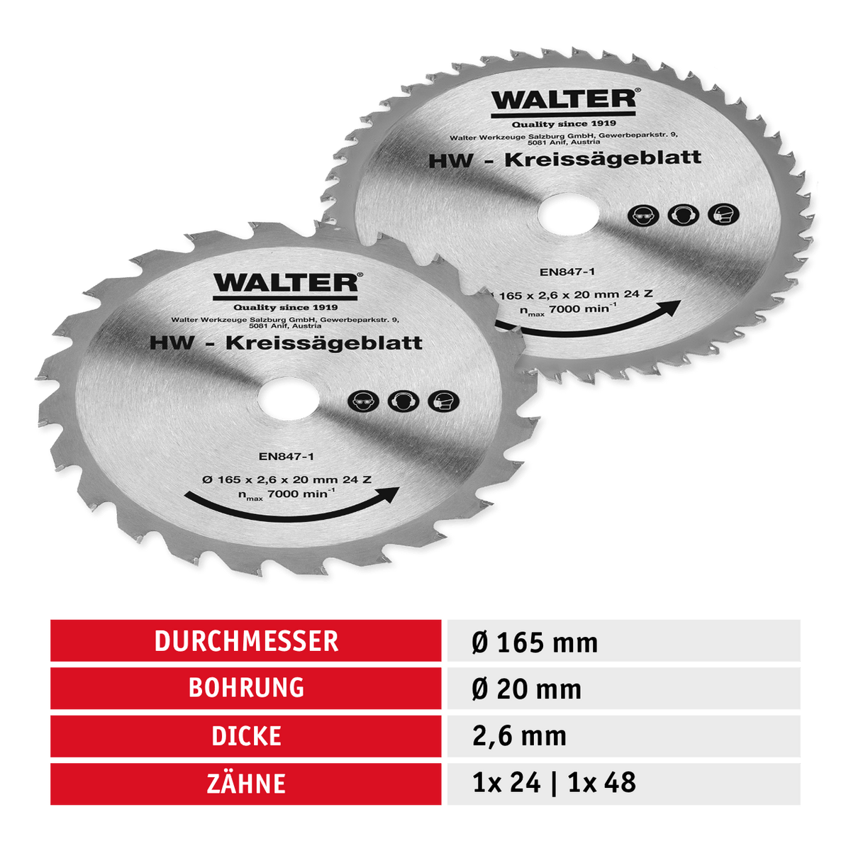 WALTER Tauchsäge mit Führungsschiene