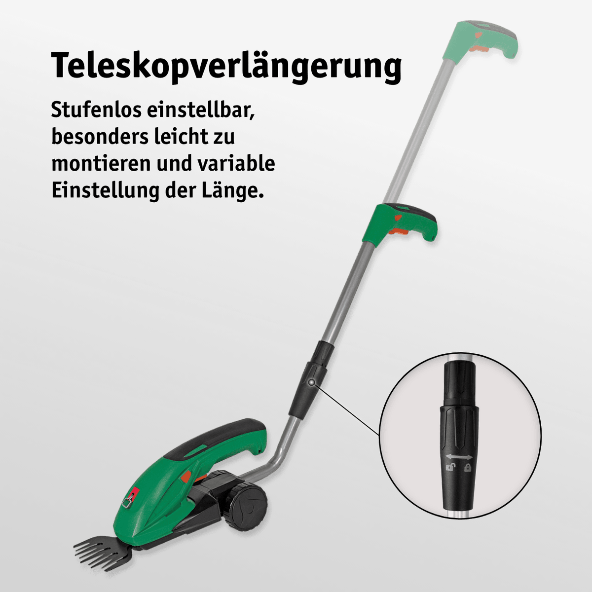 Multibrand Repacked Li - Ion Akku - Gras - und Strauchschere 7,2 V