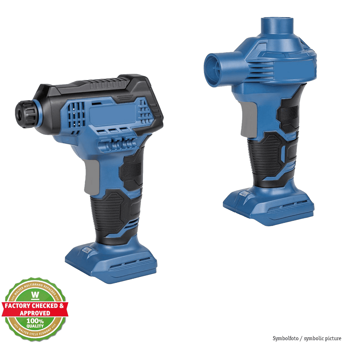 WALTER Multibrand Repacked Akku-Luft- und Volumenpumpen Set 20V inkl. Akku