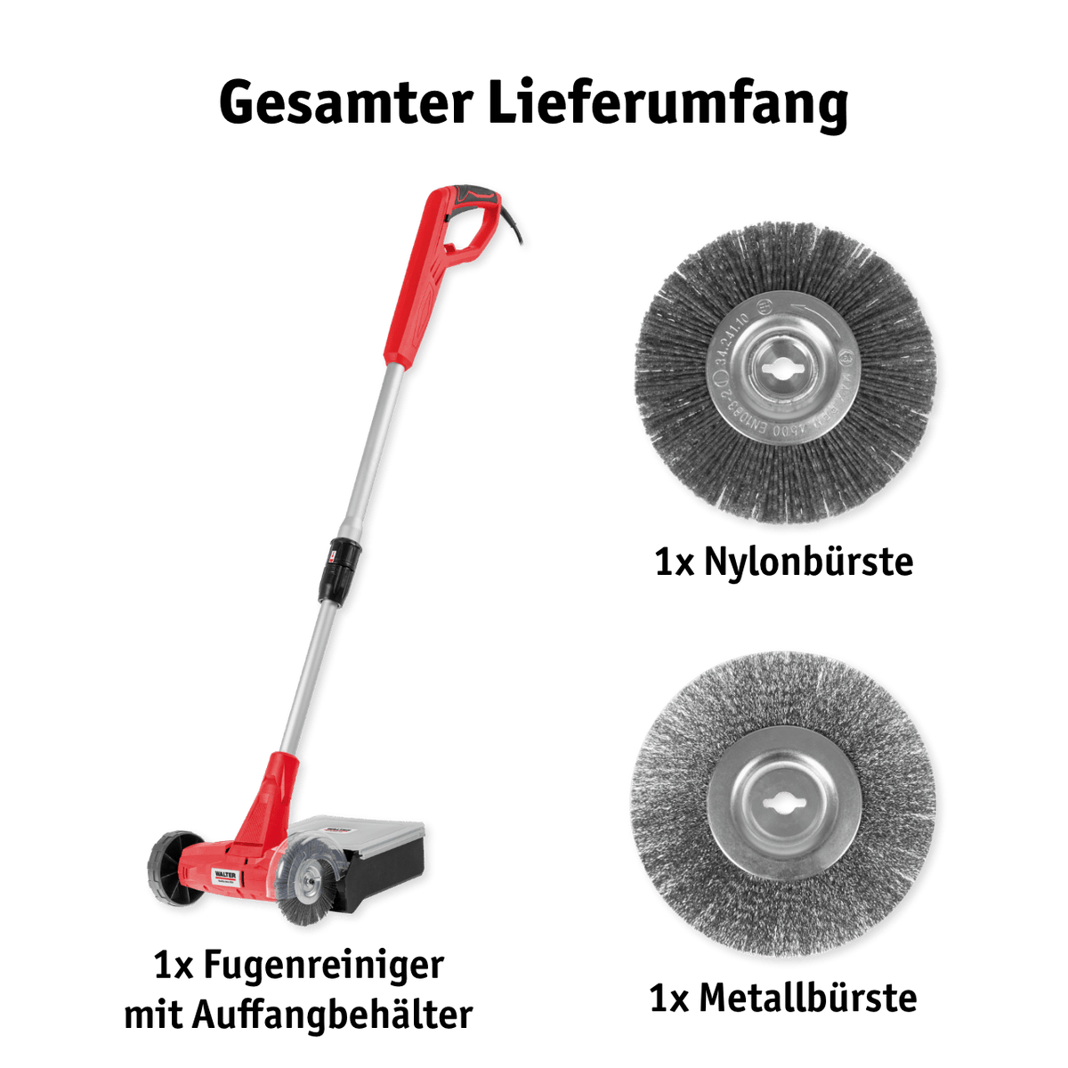 WALTER 2-in-1 Fugenreiniger