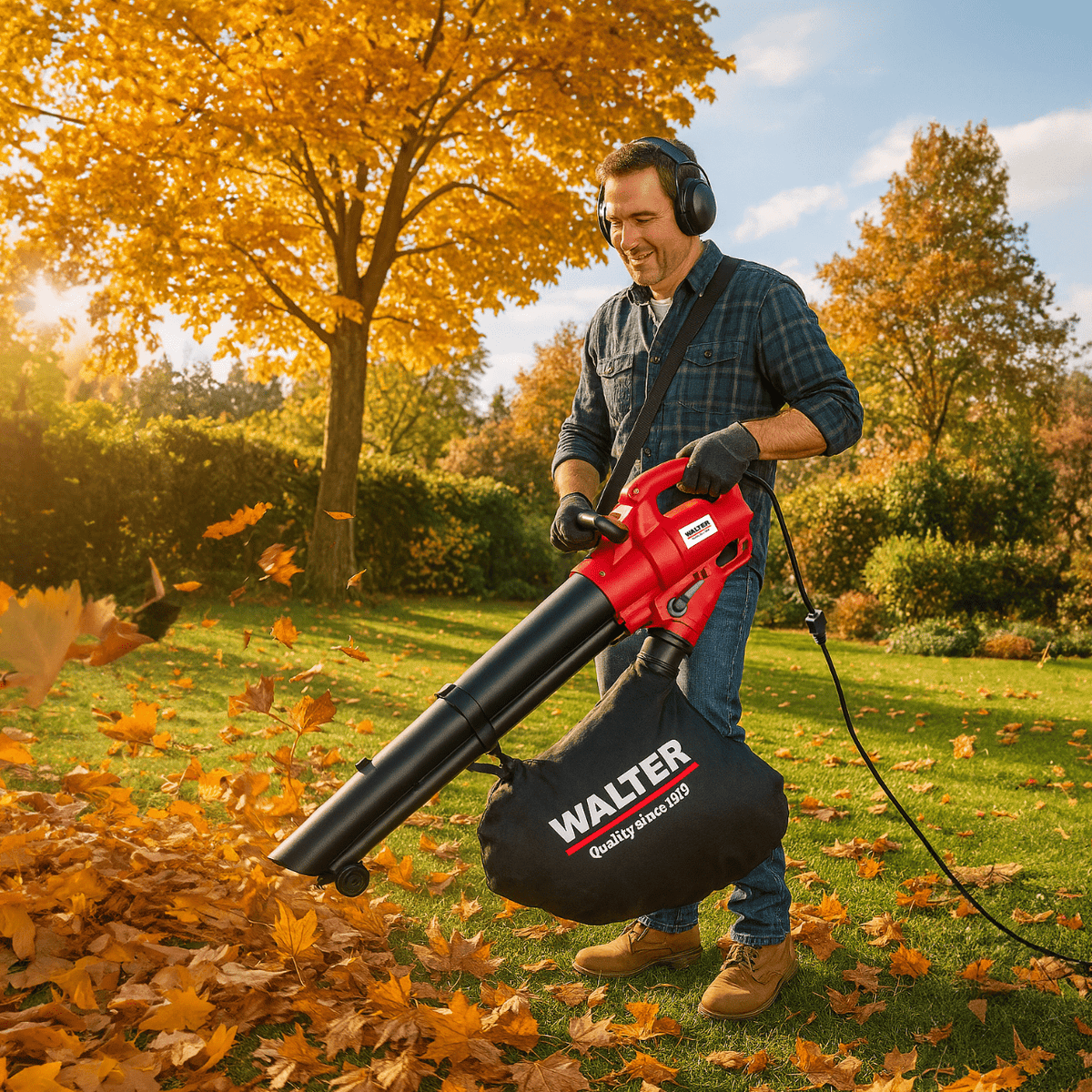 WALTER Elektro Laubsauger und -bläser 3000 W