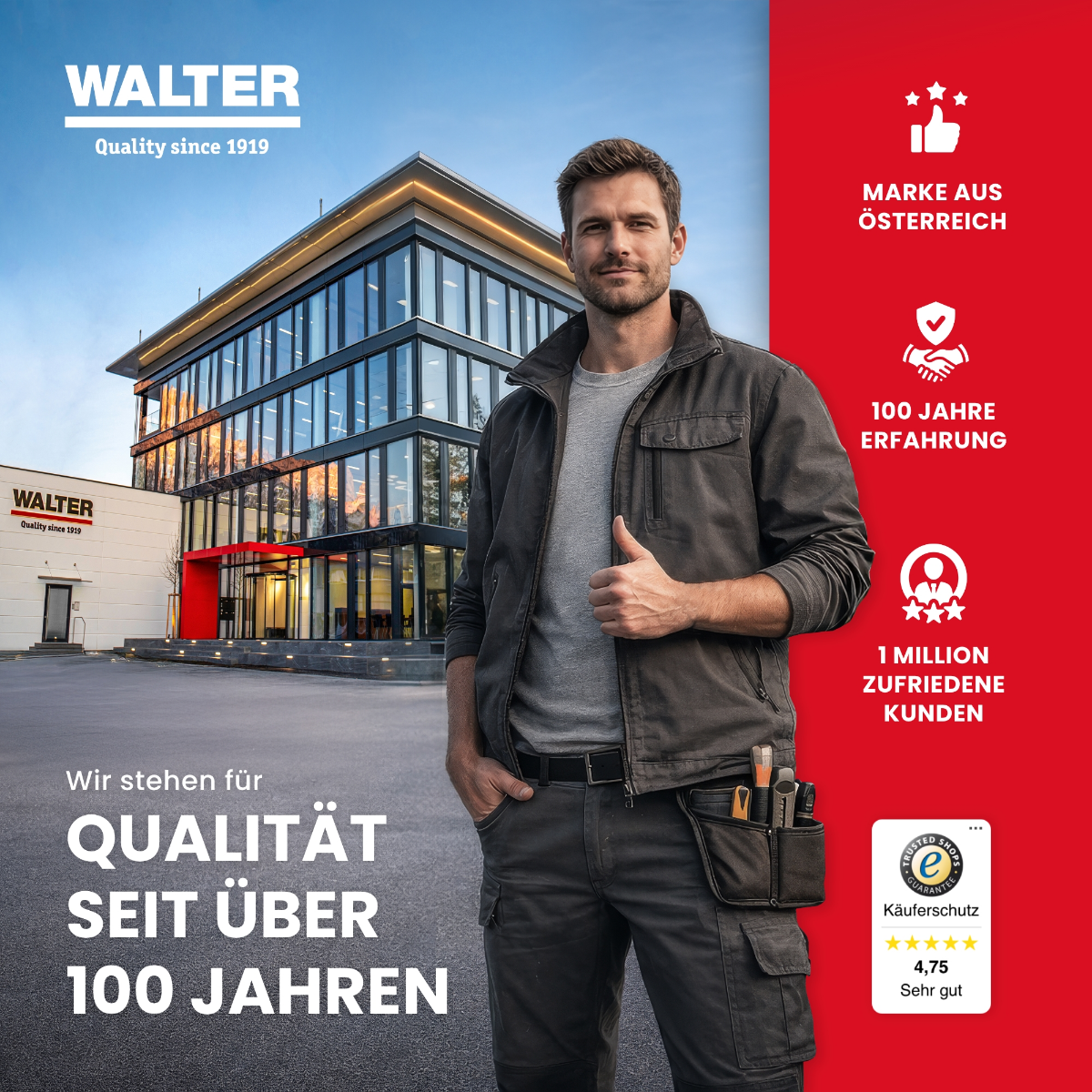 Klappbarer Tritthocker grau