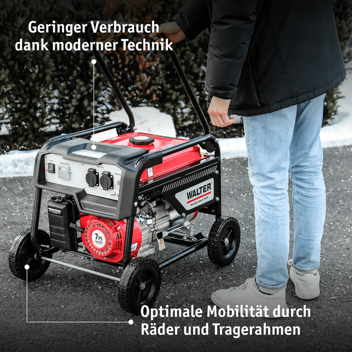 WALTER Stromerzeuger 2 600 W