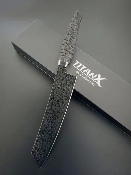 titanX Black limited Evolution Damastmesser - Made in Germany