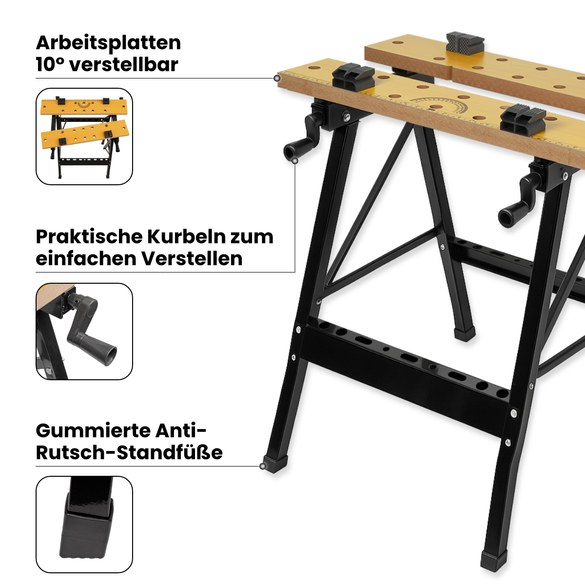 Workbench and clamping table