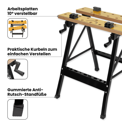Workbench and clamping table