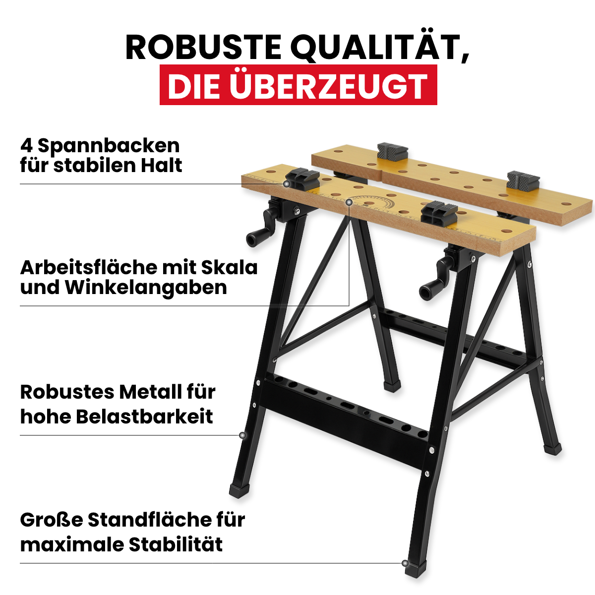 Workbench and clamping table