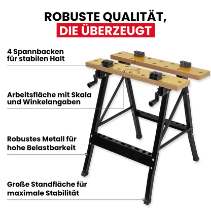 Workbench and clamping table