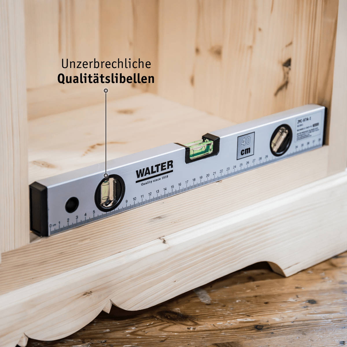 WALTER Wasserwaagen-Set 3-tlg.