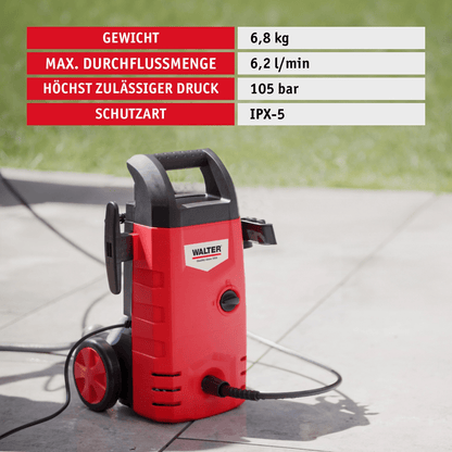 WALTER Hochdruckreiniger 1400 W