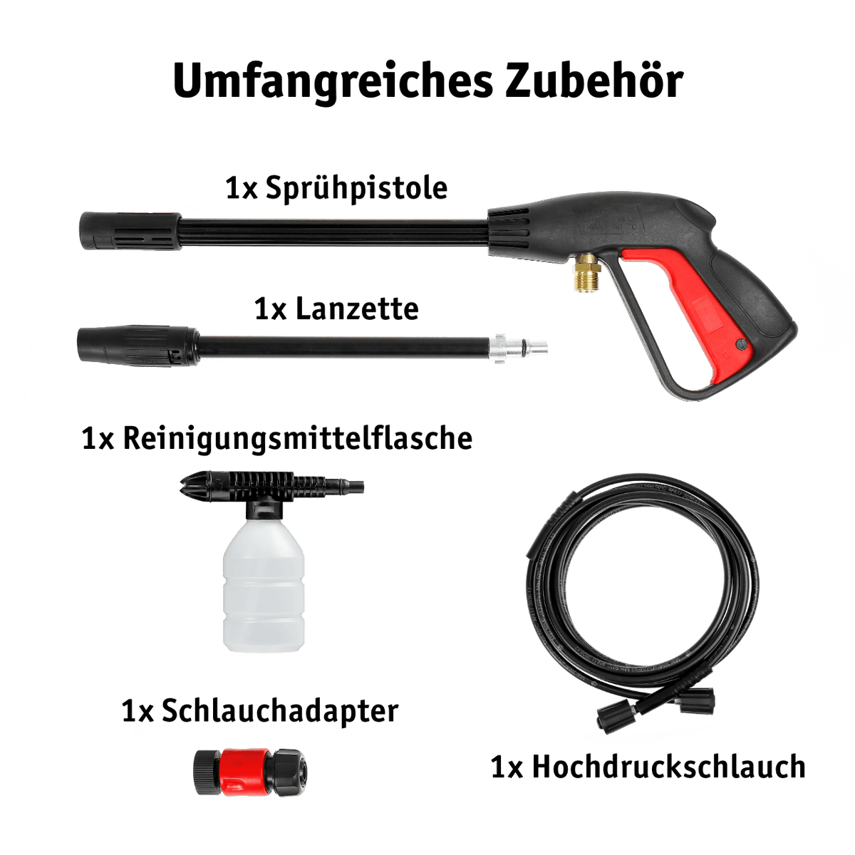 WALTER Hochdruckreiniger 1400 W