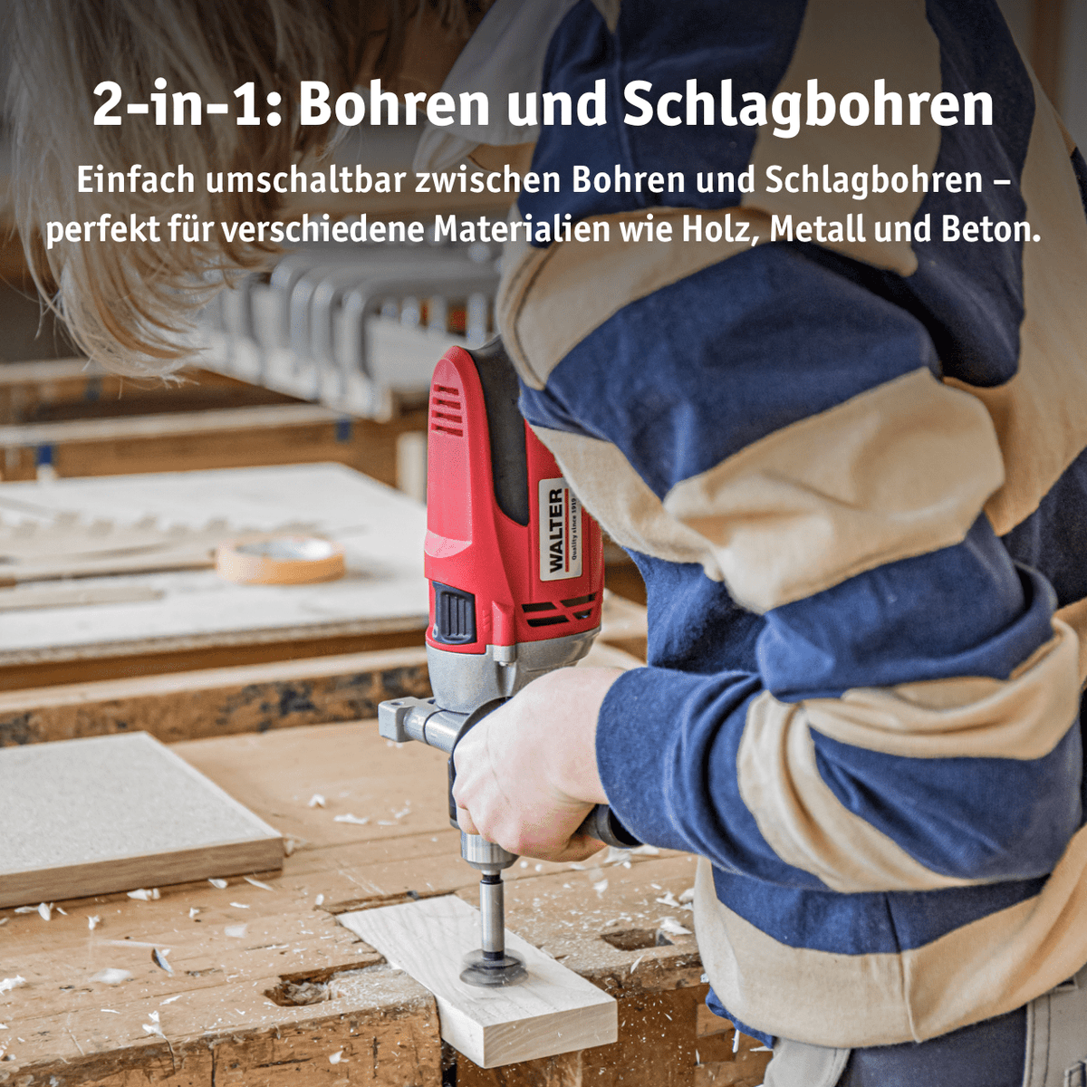 WALTER Schlagbohrmaschine 910 W