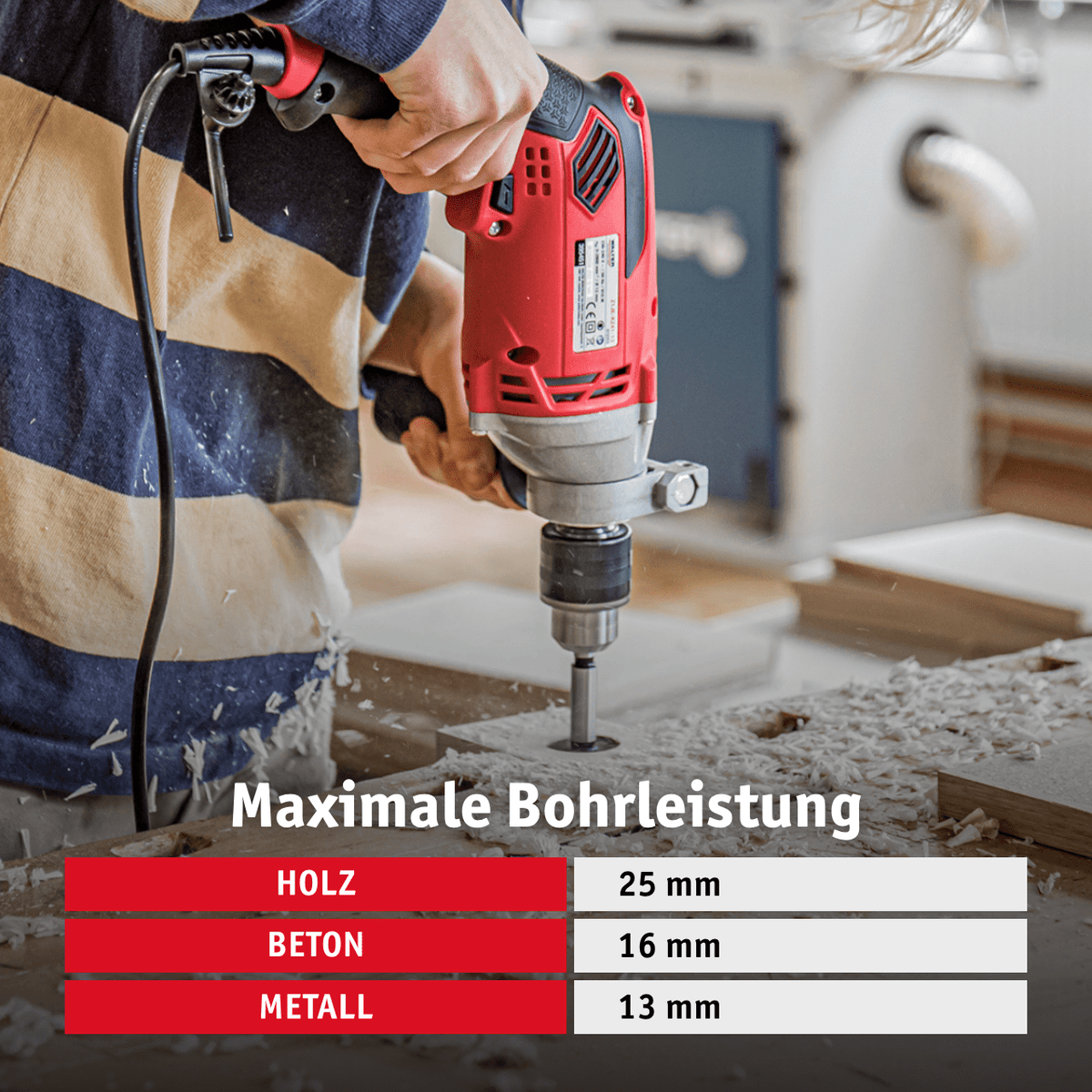 WALTER Schlagbohrmaschine 910 W
