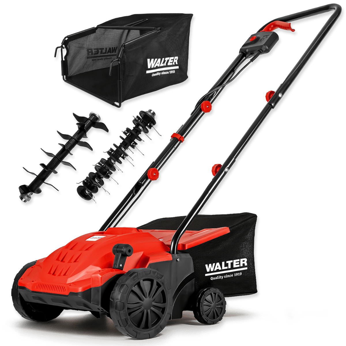 WALTER Elektro - Vertikutierer und Rasenlüfter 1500 W