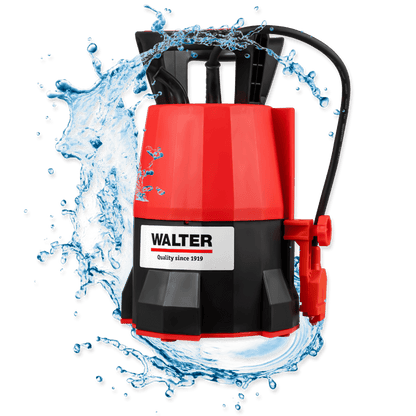 WALTER Klarwasser Tauchpumpe "extra flach" 400 W