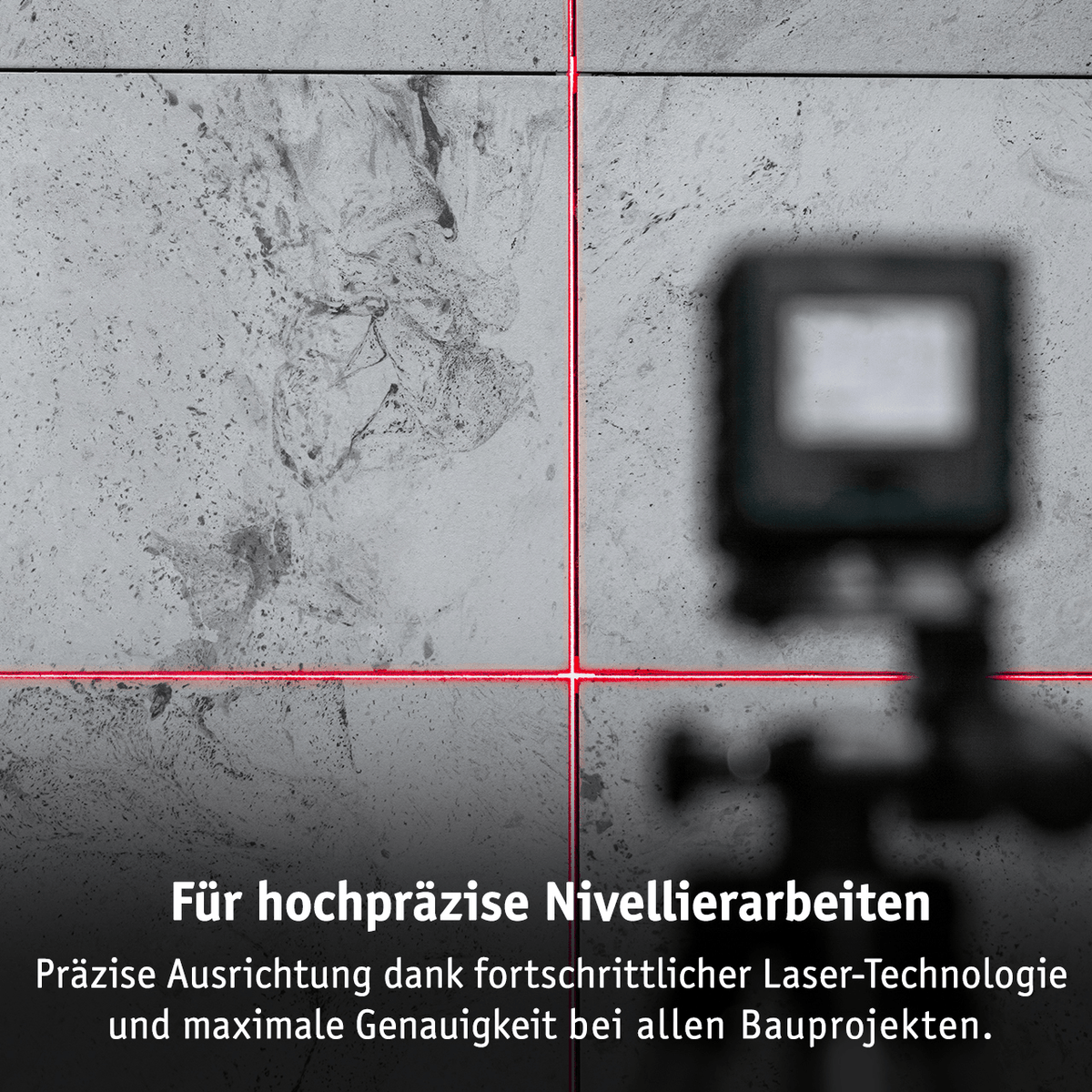 WALTER Kreuzlinienlaser mit Stativ