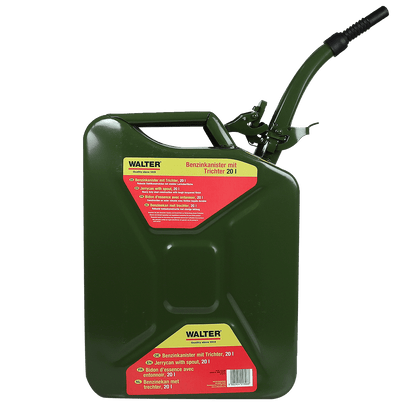 WALTER Benzinkanister mit Trichter 20 L