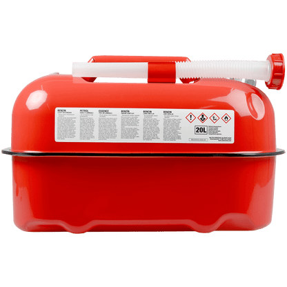WALTER 20 L Horizontaler Benzinkanister mit Trichter