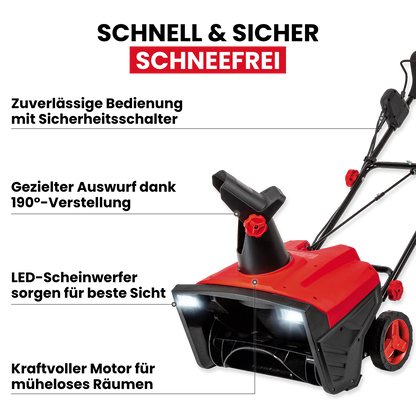 Elektro-Schneefräse 2300 W