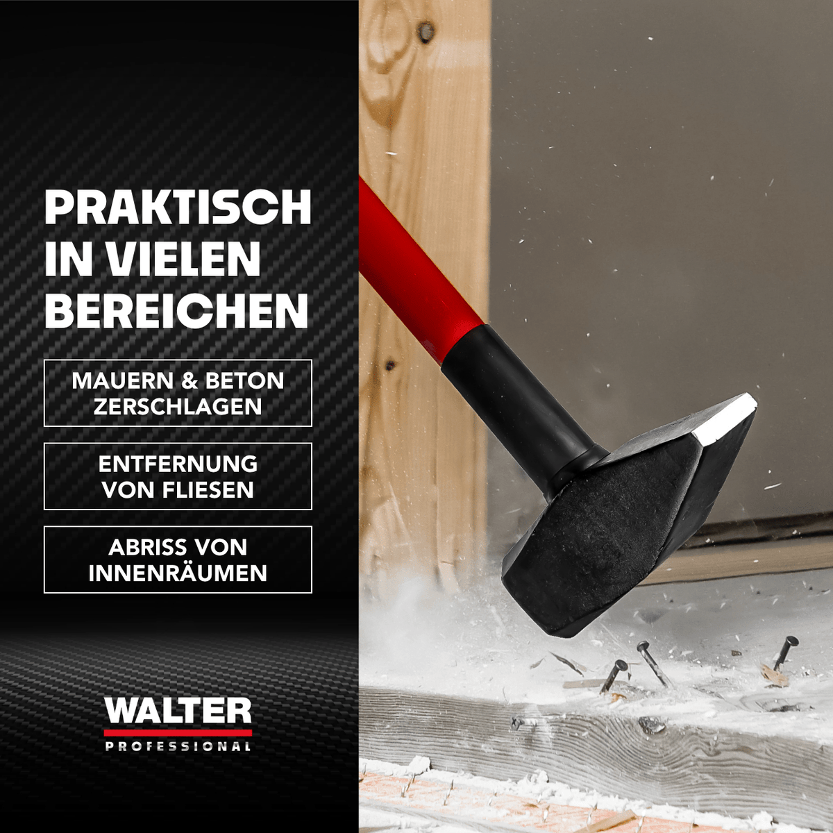 WALTER Professional Vorschlaghammer 5 kg