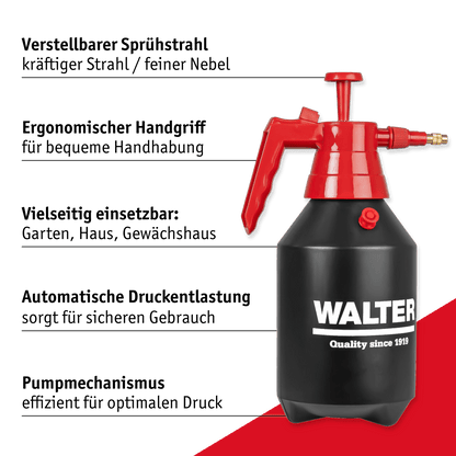 WALTER Drucksprühgeräte - Set 1,5 & 5 l