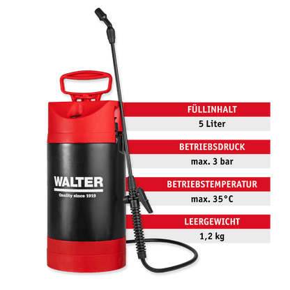 WALTER Drucksprühgeräte - Set 1,5 & 5 l