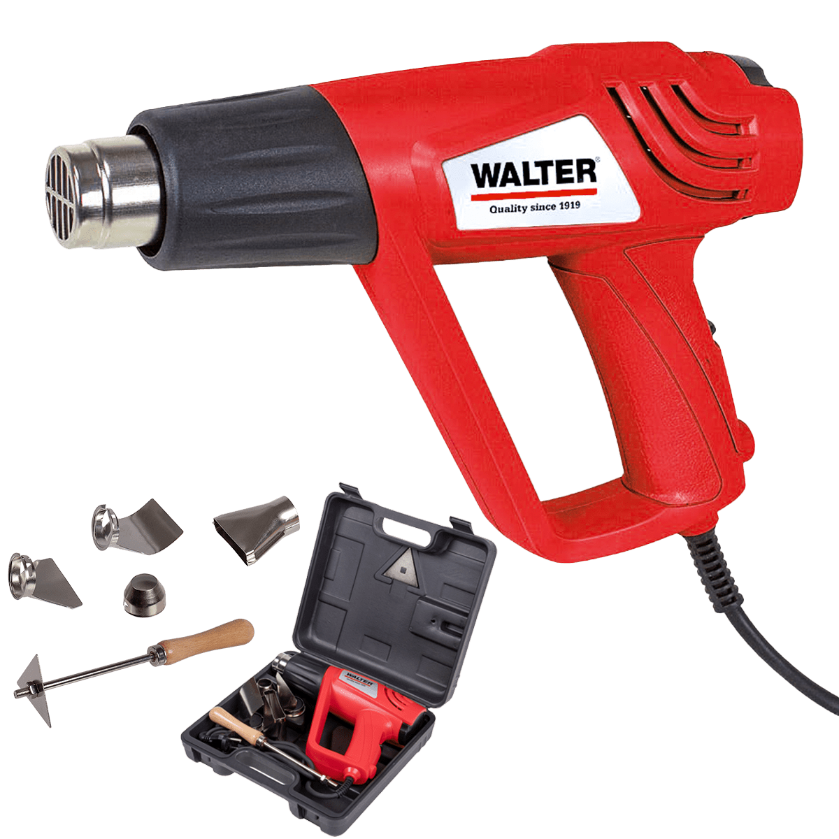 WALTER Heißluftpistole 2000 W