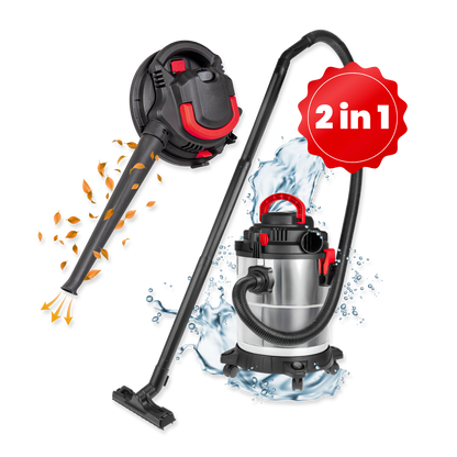 Wet/dry vacuum cleaner and blower 1200 W
