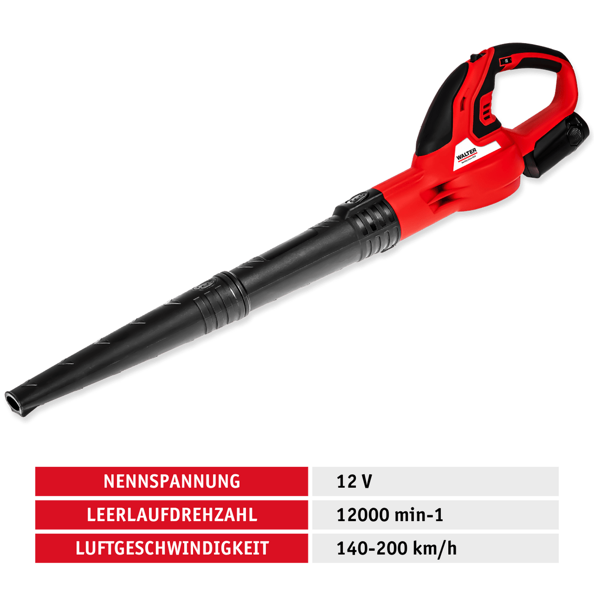 WALTER Walter Li - Ion Akku - Laubbläser 12 V