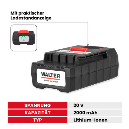 XXL 20V Li-Ionen Akku-Heckenschere