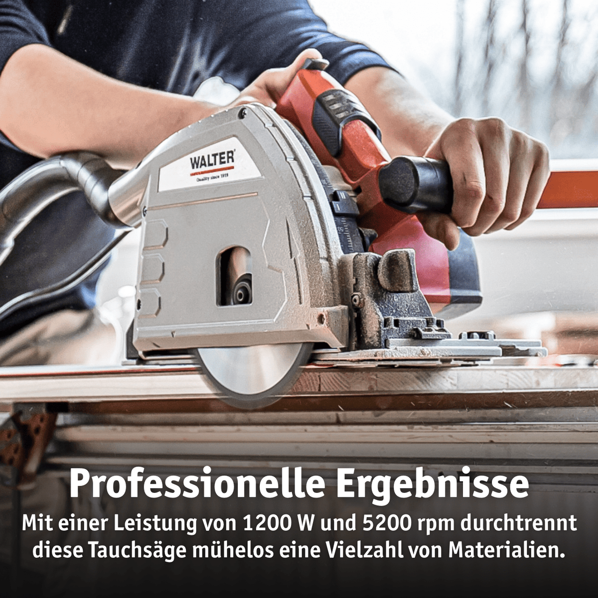 WALTER Tauchsä­ge mit Führungsschiene