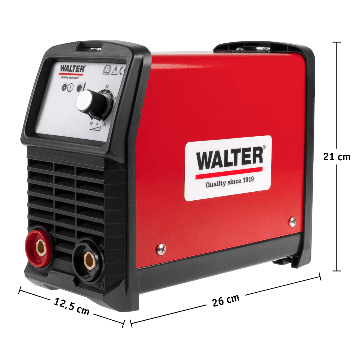 WALTER Tragbares Inverter - Schweißgerät 120 A