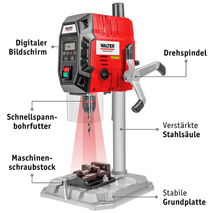 WALTER Tischbohrmaschine 900 W