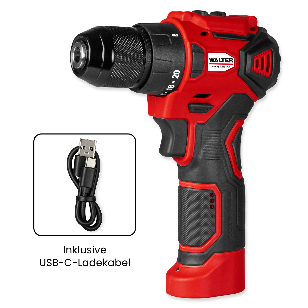8V Brushless Cordless Screwdriver