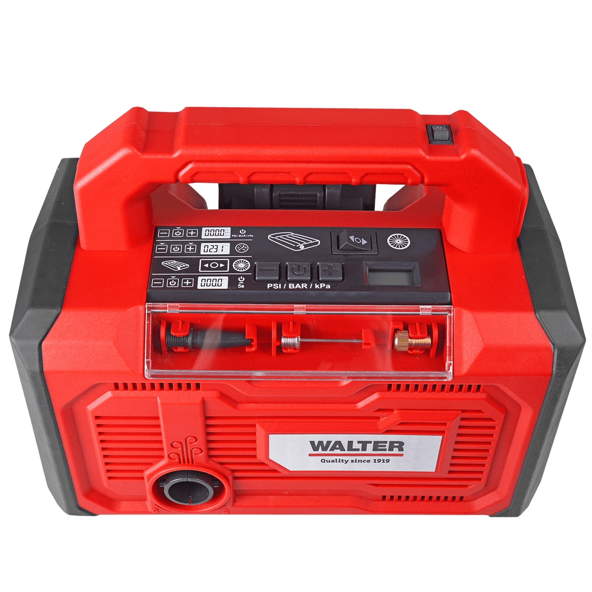 WALTER 3-in-1 Akku-Luft- und Volumenpumpe 20 V