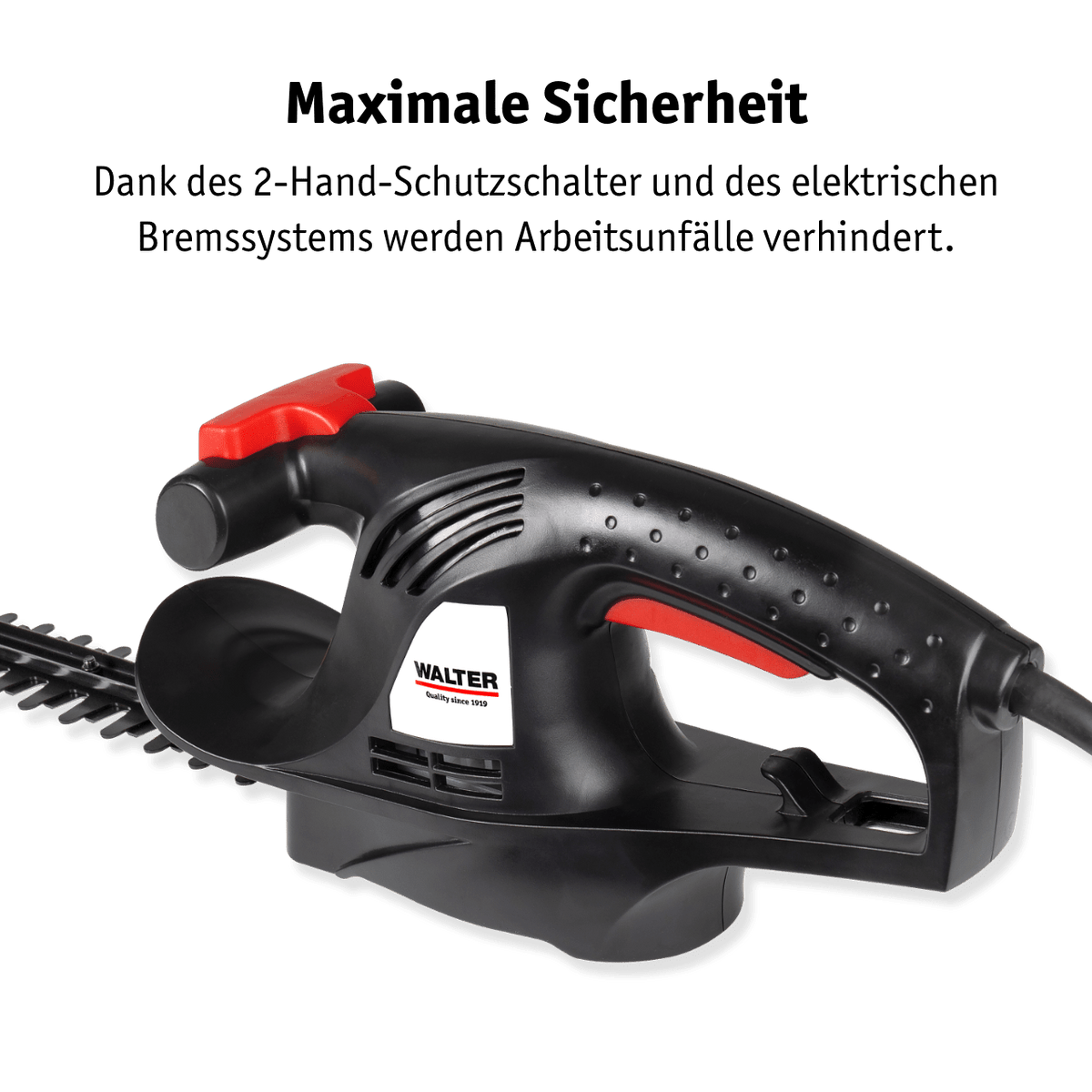 WALTER Elektro - Heckenschere 450 W