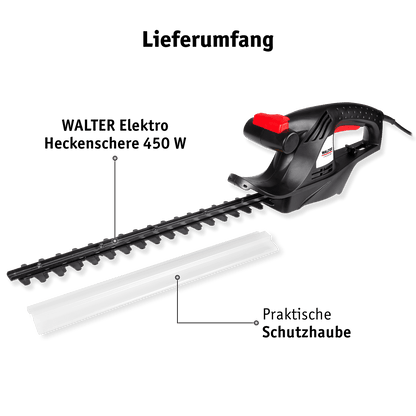 WALTER Elektro - Heckenschere 450 W