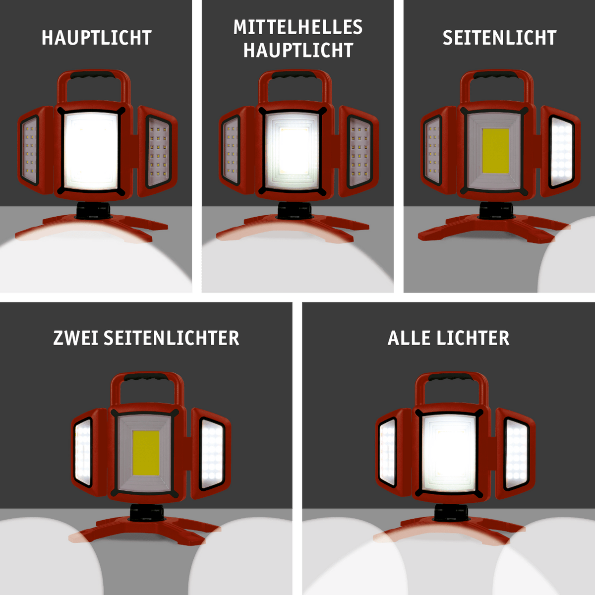 WALTER Multidirektionale Arbeitsleuchte 30 W