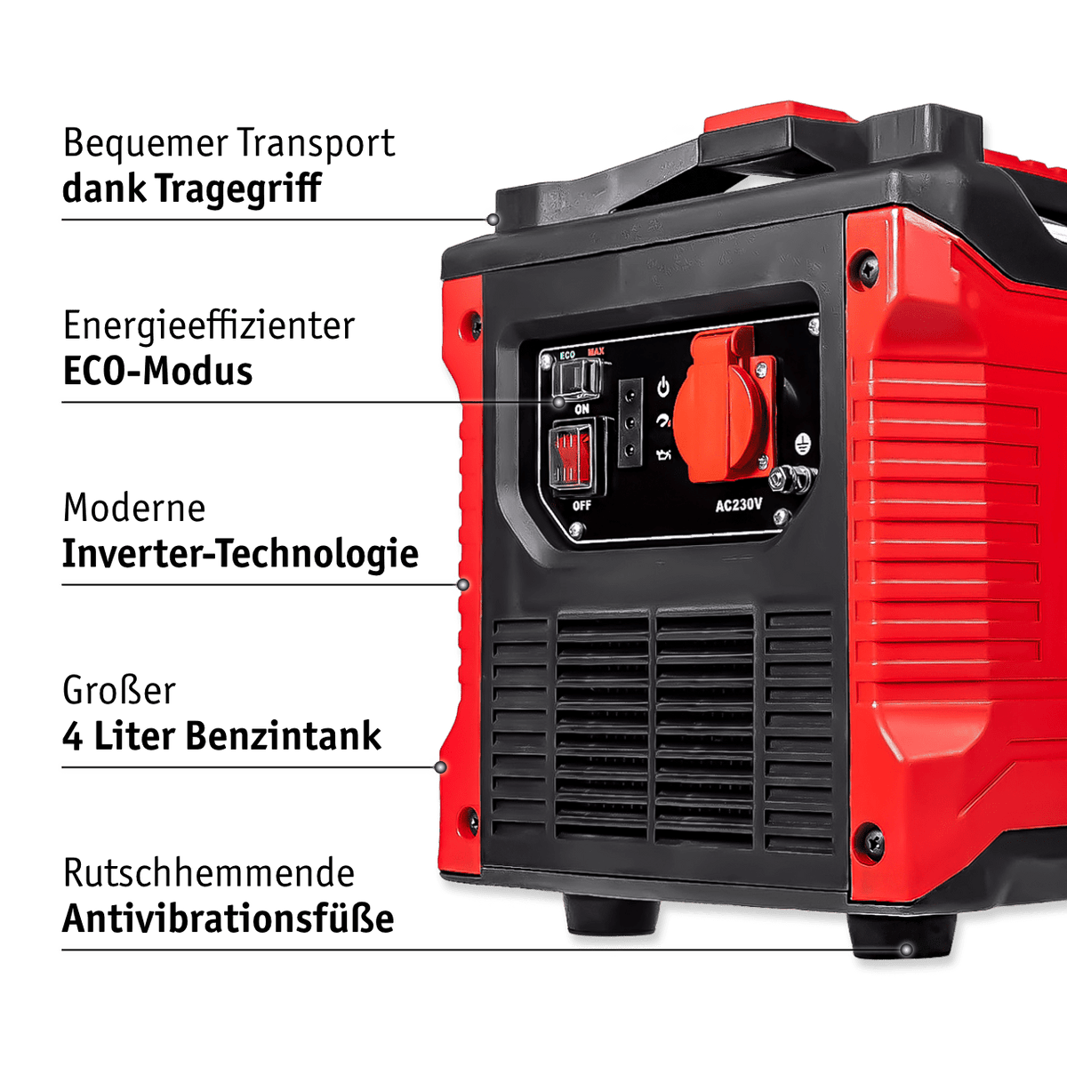 WALTER Inverter Stromerzeuger 1000 W