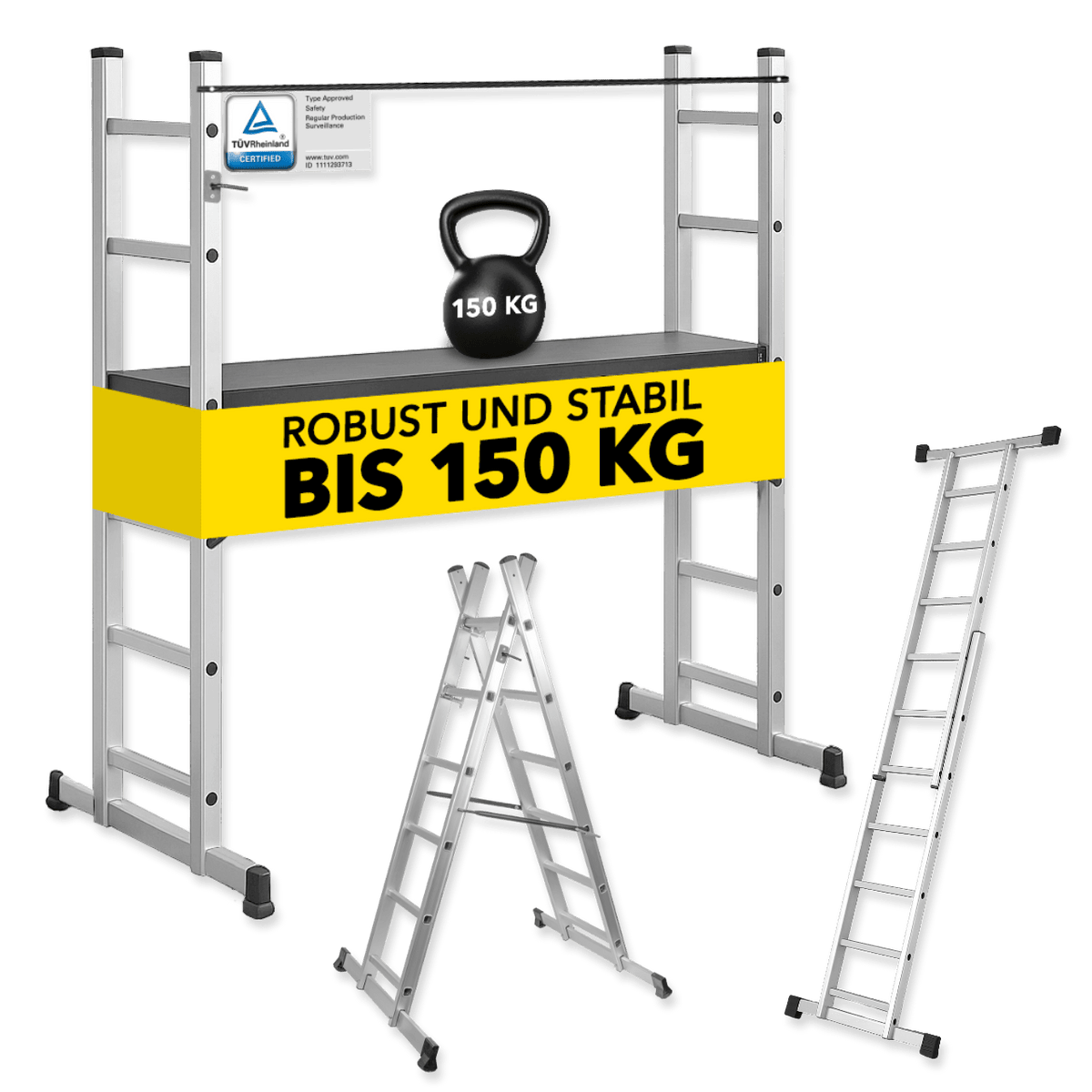 MISTER TOOL Aluminium Leitergerüst