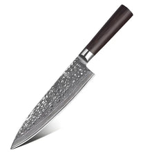 Chefbrett & Damastmesser-Set aus Nussbaum – NaturalWood