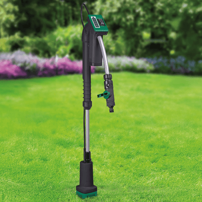 Multibrand Repacked Li - Ion Akku - Regenfasspumpe 12 V + 2 Akkus
